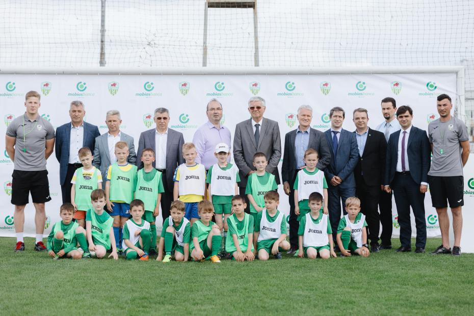 Mobiasbanca – OTP Group susține potențialul discipolilor Academiei de Fotbal „ZIMBRU – 1947”