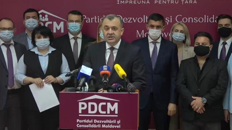 Partidul Dezvoltării și Consolidării Moldovei, condus de Ion Chicu, s-a lansat în campania electorală