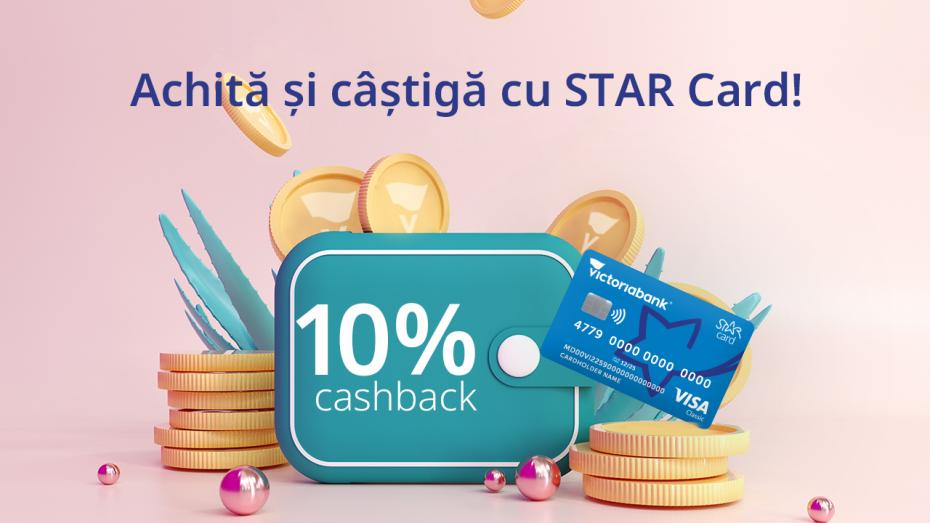 Victoriabank anunță o nouă campanie promoțională pentru utilizatorii STAR Card