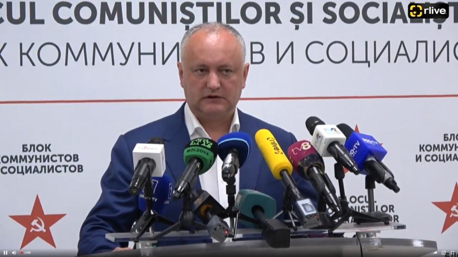 (video) Primele declarații ale lui Igor Dodon după închiderea secțiilor de votare din țară. „Nu trebuie să admitem noi crize politice”