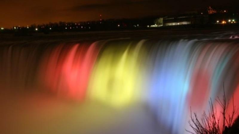 Cascada Niagara va fi iluminată în culorile tricolorului cu prilejul Zilei Independenței Republicii Moldova