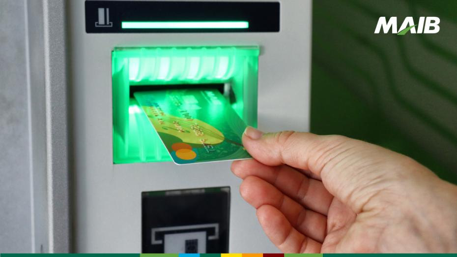 Principiul „card before cash” aplicat la ATM-urile MAIB