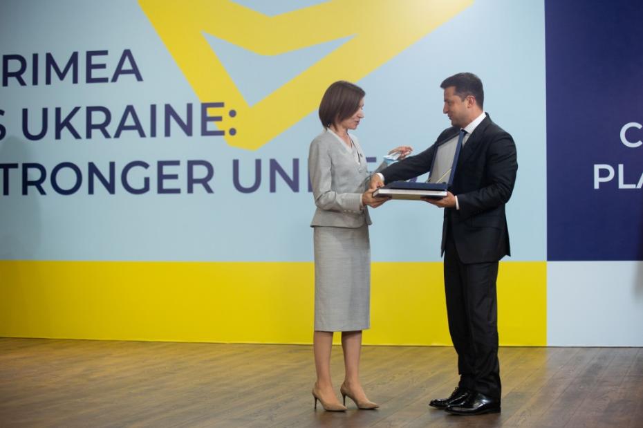 Maia Sandu Volodimir Zelenski