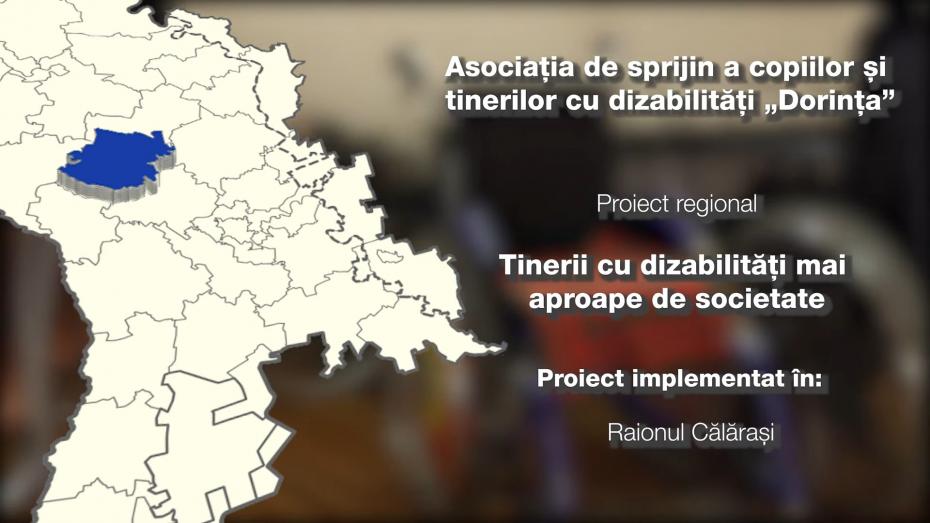 (video) Datorită unui proiect implementat de UE, persoanele cu dizabilități din raionul Călărași au învățat cum să își apere drepturile