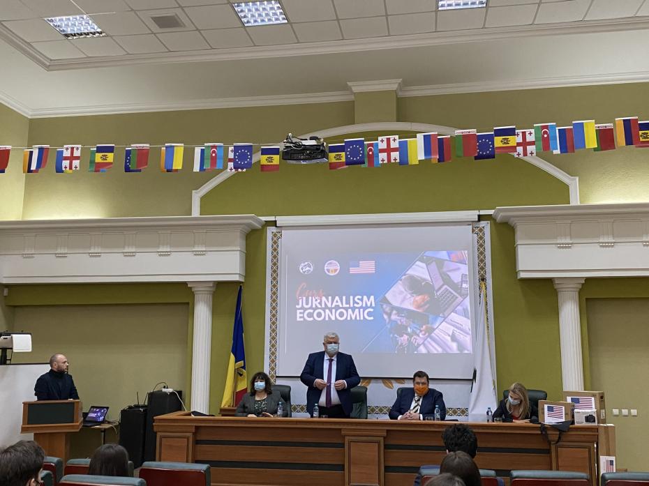 La Universitatea de Stat din Moldova, a fost lansat Cursul de Jurnalism Economic. Cum s-a desfășurat evenimentul