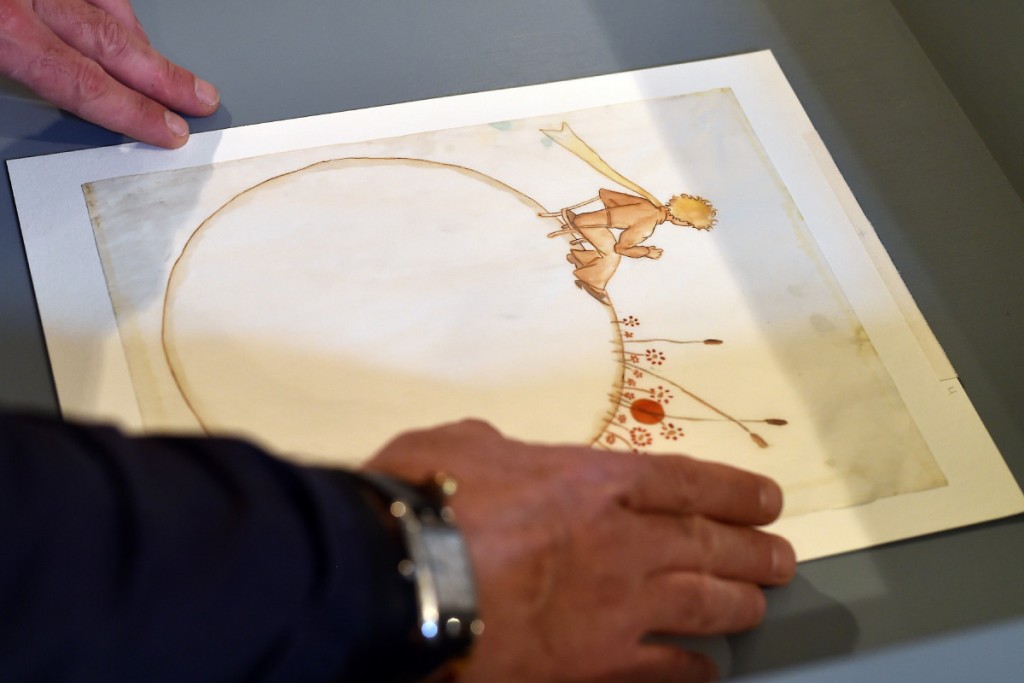 1199307-un-dessin-de-saint-exupery-expose-a-toulouse-en-2017