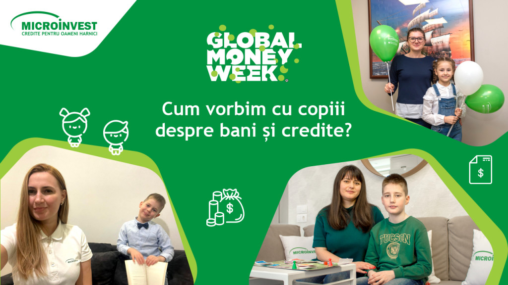 Cum vorbim cu copiii despre bani și credite? Sfaturi de la colegii Microinvest