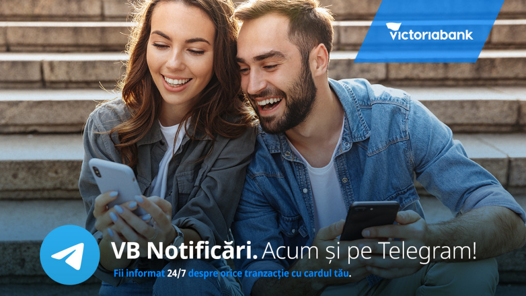 Primește detalii despre operațiunile efectuate cu cardul, direct pe Telegram, absolut gratuit