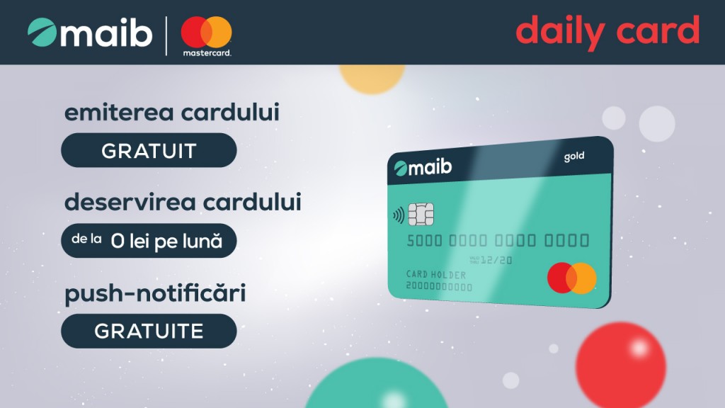 Daily card – noul card de la maib pentru plăți zilnice