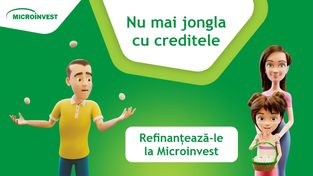 Nu mai „jongla” cu mai multe credite. Refinanțează-le la Microinvest