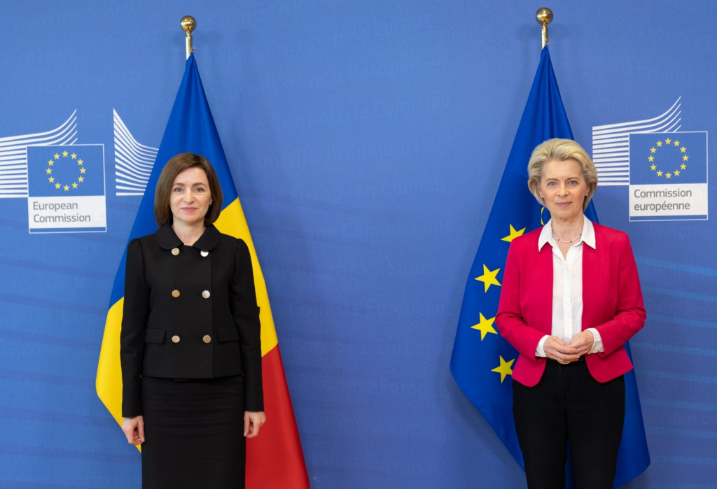 Maia Sandu a avut o întrevedere cu Ursula von der Leyen, președinta Comisiei Europene