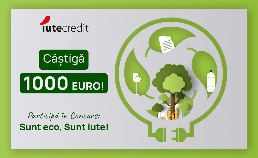 Participă la concursul „Sunt ECO, sunt IUTE!” și câștigă premiul mare