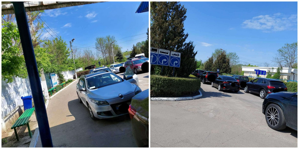 Trafic intensiv la frontieră! La unele puncte de ieșire din țară așteaptă și câte 50 de mașini