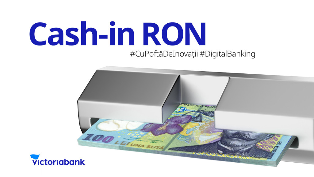 Alimentează-ți contul cu lei românești (RON) la bancomatele Victoriabank