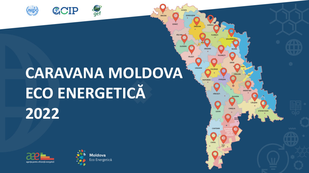 Caravana Moldova Eco Energetică a ajuns deja în cele 30 de orașe și municipii din Republica Moldova