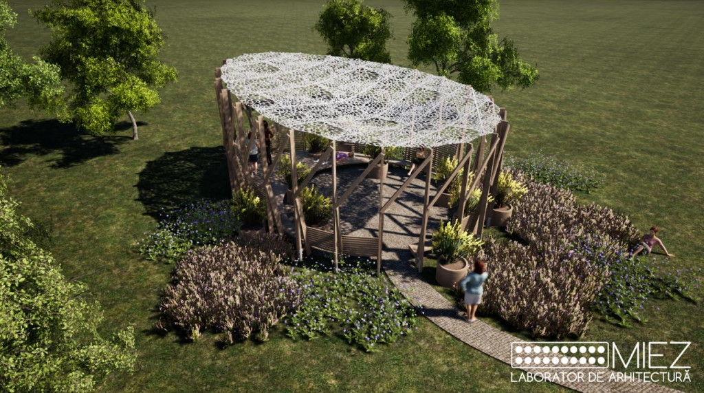 (foto) Un pavilion multifuncțional ar putea apărea în parcul Calea Orheiului. Cum puteți ajuta ca această idee să prindă viață
