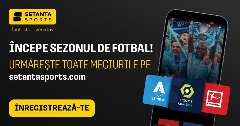 Urmărește cele mai tari meciuri ale weekendului pe setantasports.com cu 50 % reducere