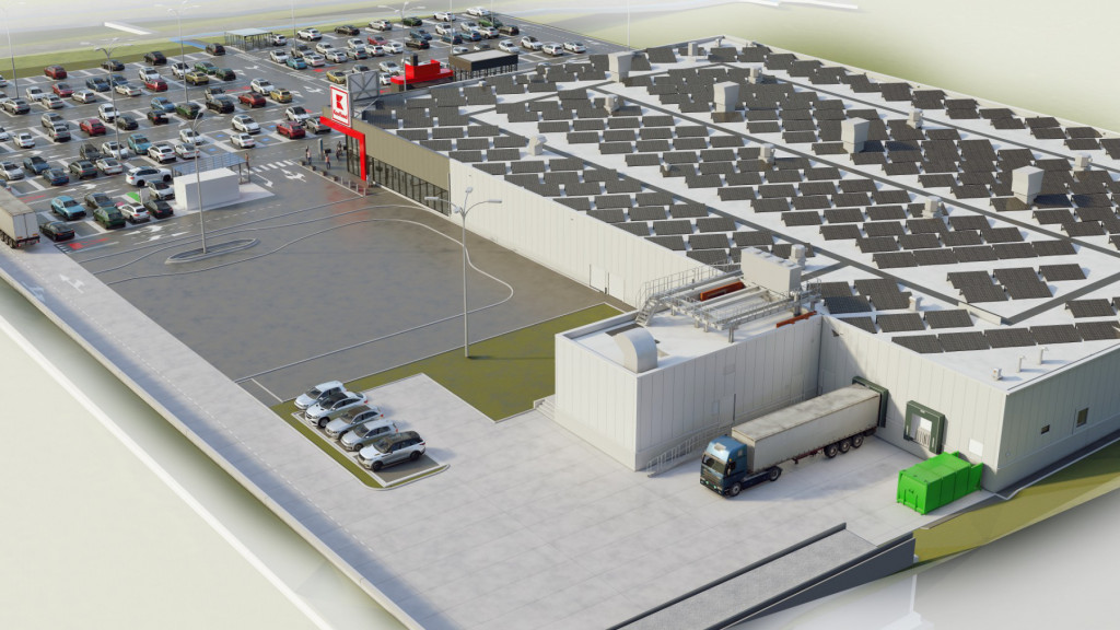 Magazinul Kaufland din orașul Codru – construit sută la sută de companii de construcții locale