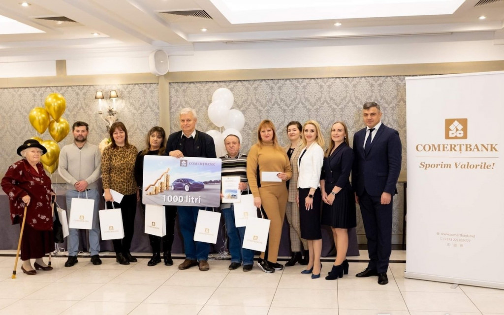 Comerțbank a premiat câștigătorii campaniei promoționale „Accelerează cu depozitele bancare de la COMERȚBANK”