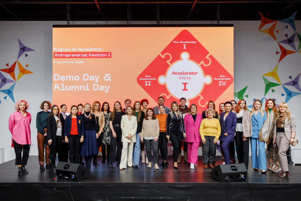 Absolventele Programului de Accelerare „Antreprenoriat Feminin I” și-au prezentat afacerile în cadrul Demo & Alumni Day