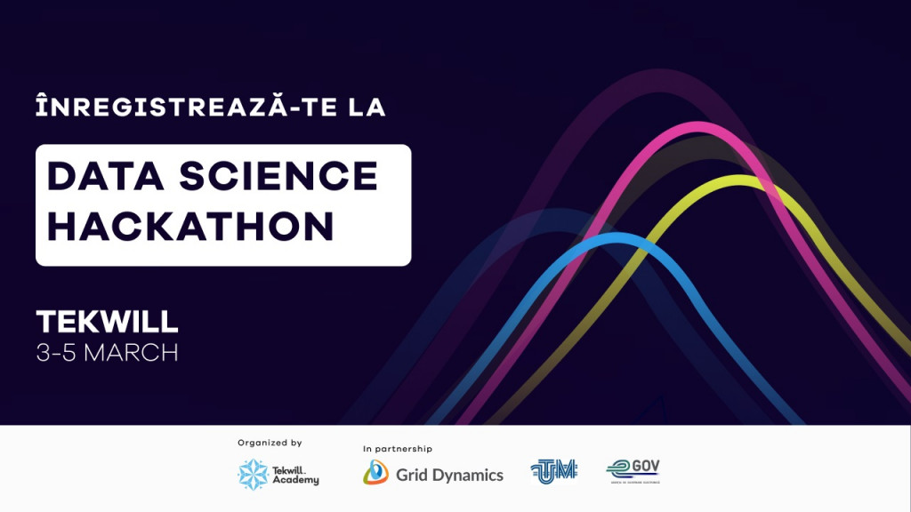 Tekwill Academy îi invită pe toți tinerii entuziaști să participe la Data Science Hackathon