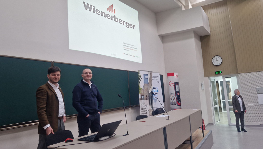 Studenții de la FCGC-UTM au avut o întrevedere cu reprezentanții companiei Wienerberger România