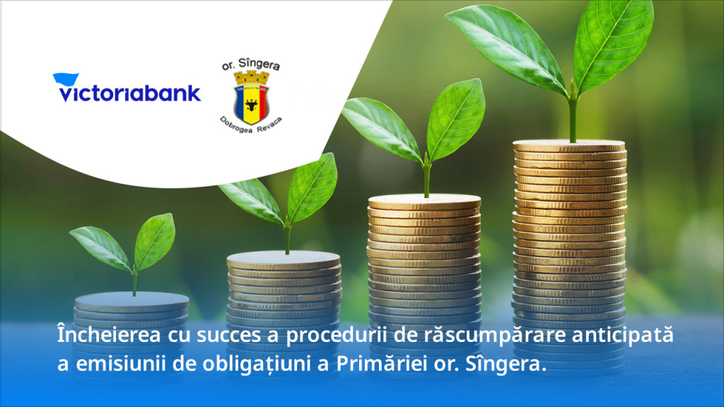 Victoriabank este intermediar financiar al primelor emisiuni de obligațiuni municipale din Republica Moldova