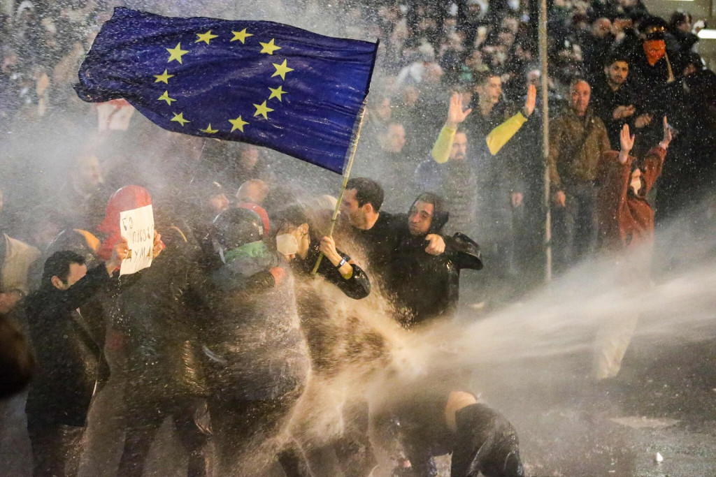 Georgia proteste