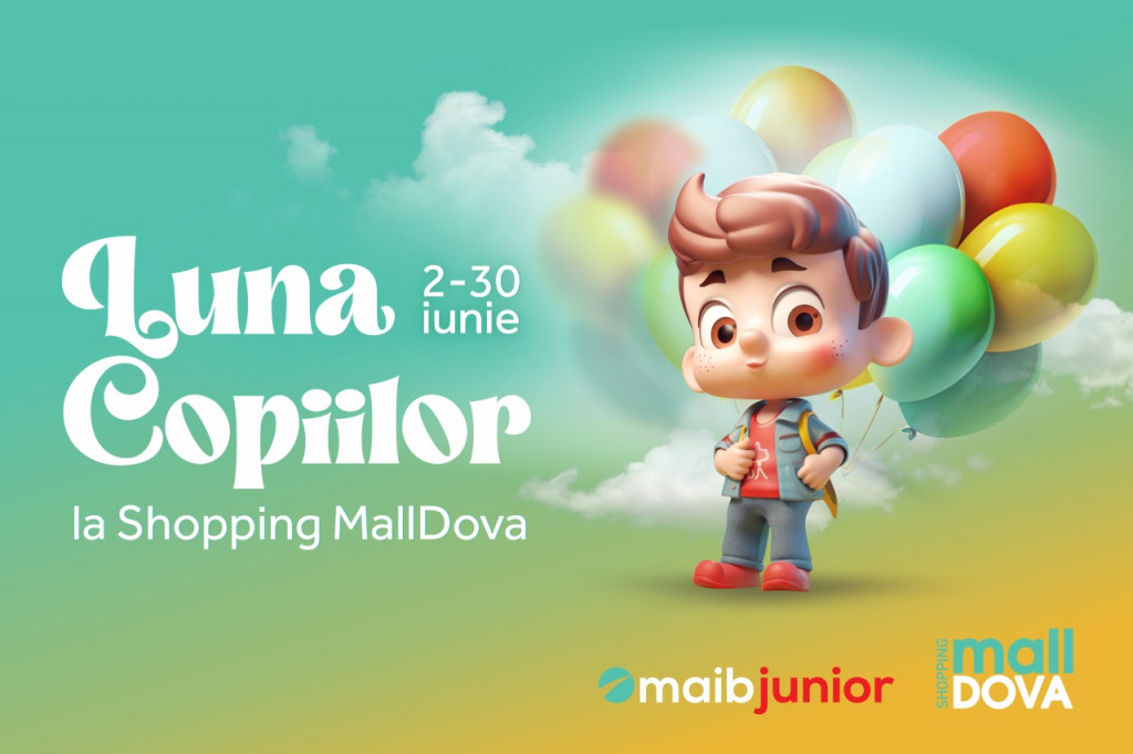 Vacanța de vară începe cu o lună plină de distracții la Shopping MallDova