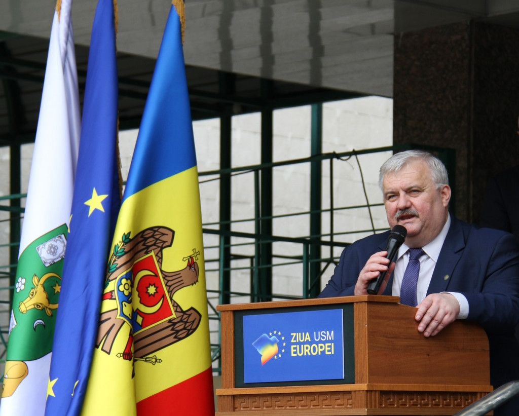 „UE – Moldova: împreună mai puternici!” – Ziua Europei, marcată la USM prin inaugurarea Orășelului European Universitar