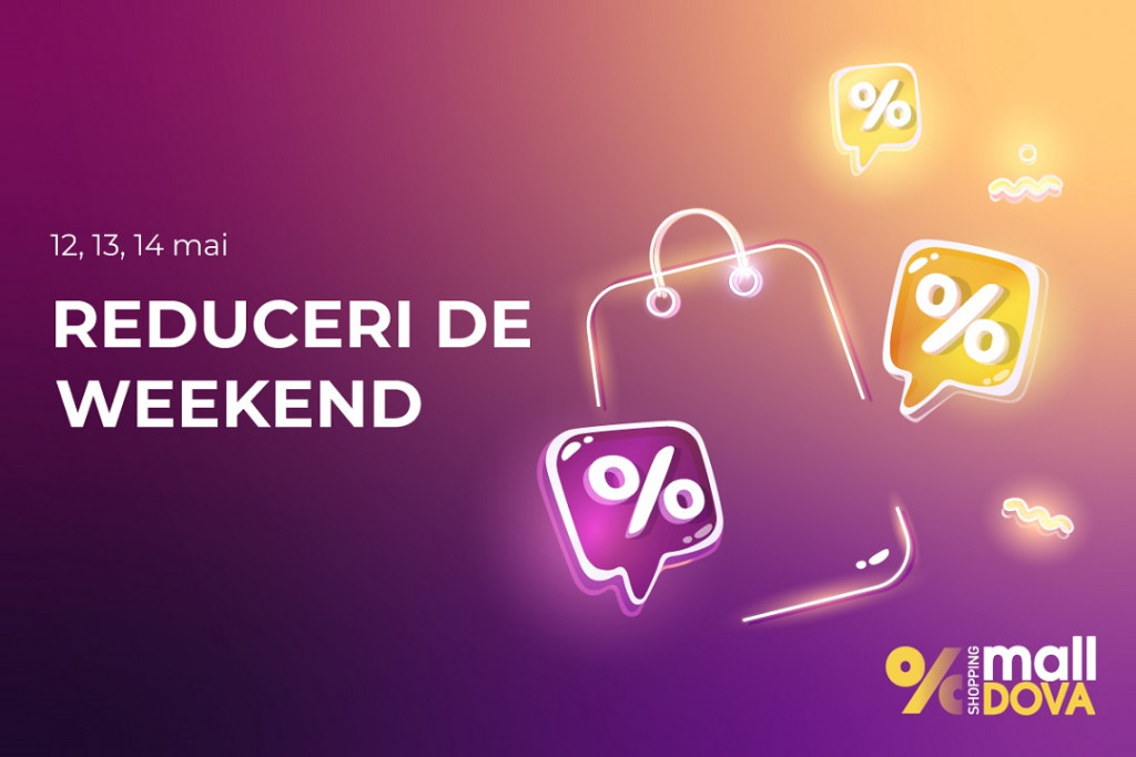 Reduceri de weekend de până la 70 % la Shopping MallDova