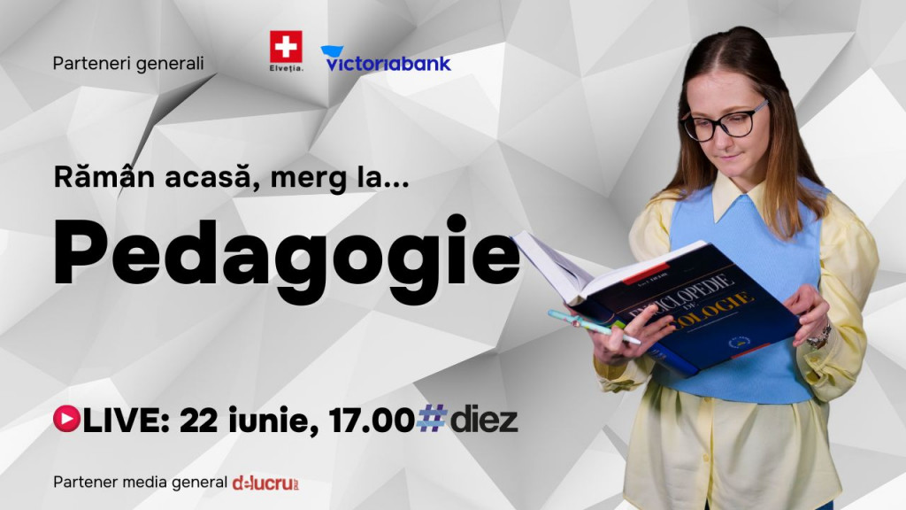 „Rămân acasă, merg la…” #diez invită viitorii studenți interesați de pedagogie la un nou eveniment online de orientare în carieră