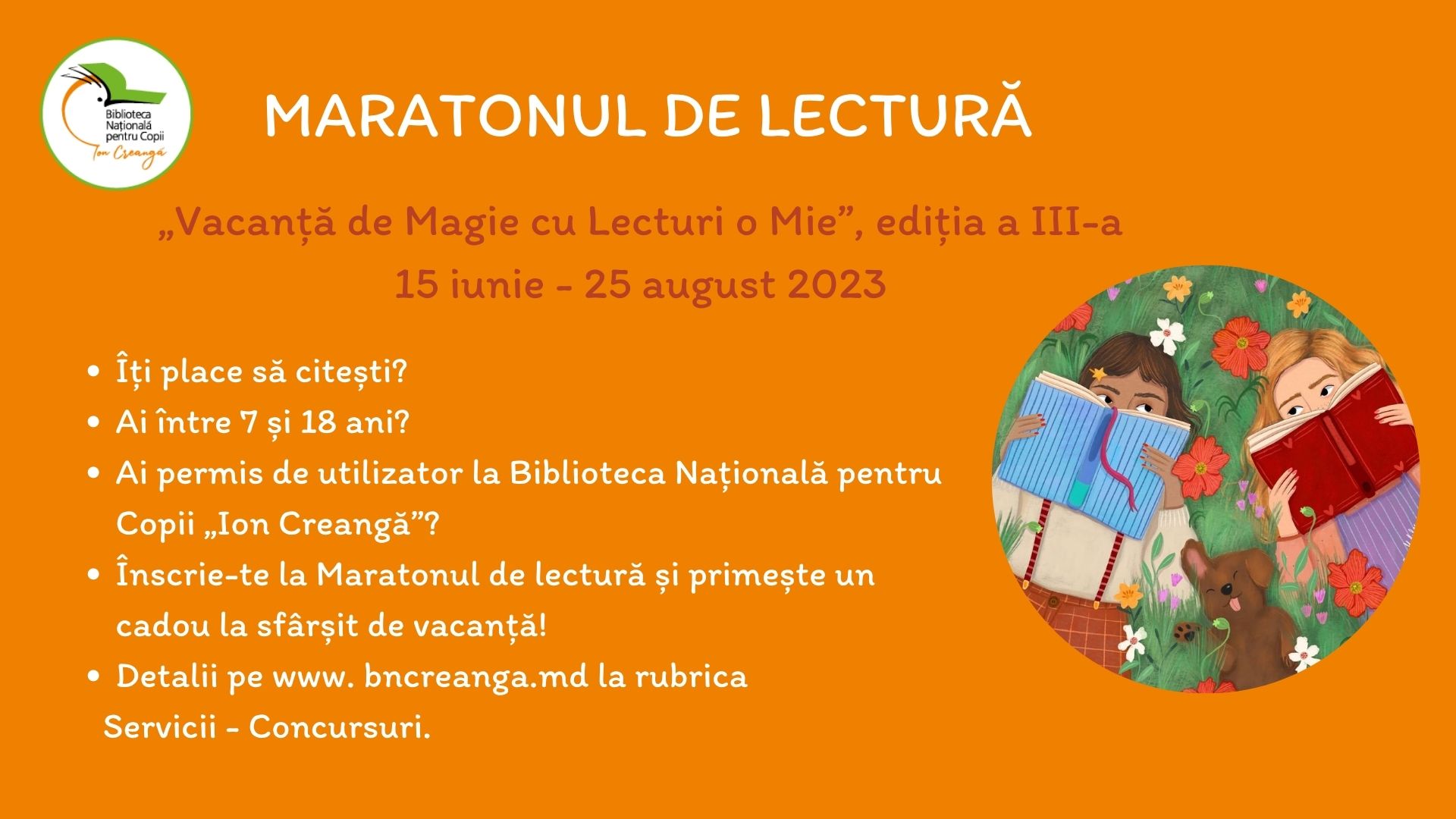 #2. Maratonul de lectură „Vacanță de magie cu lecturi o mie”