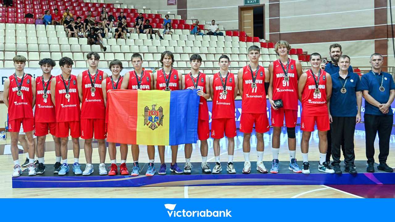 Baschetbaliștii noștri au obținut un succes răsunător la Campionatul European, cu sprijinul Victoriabank