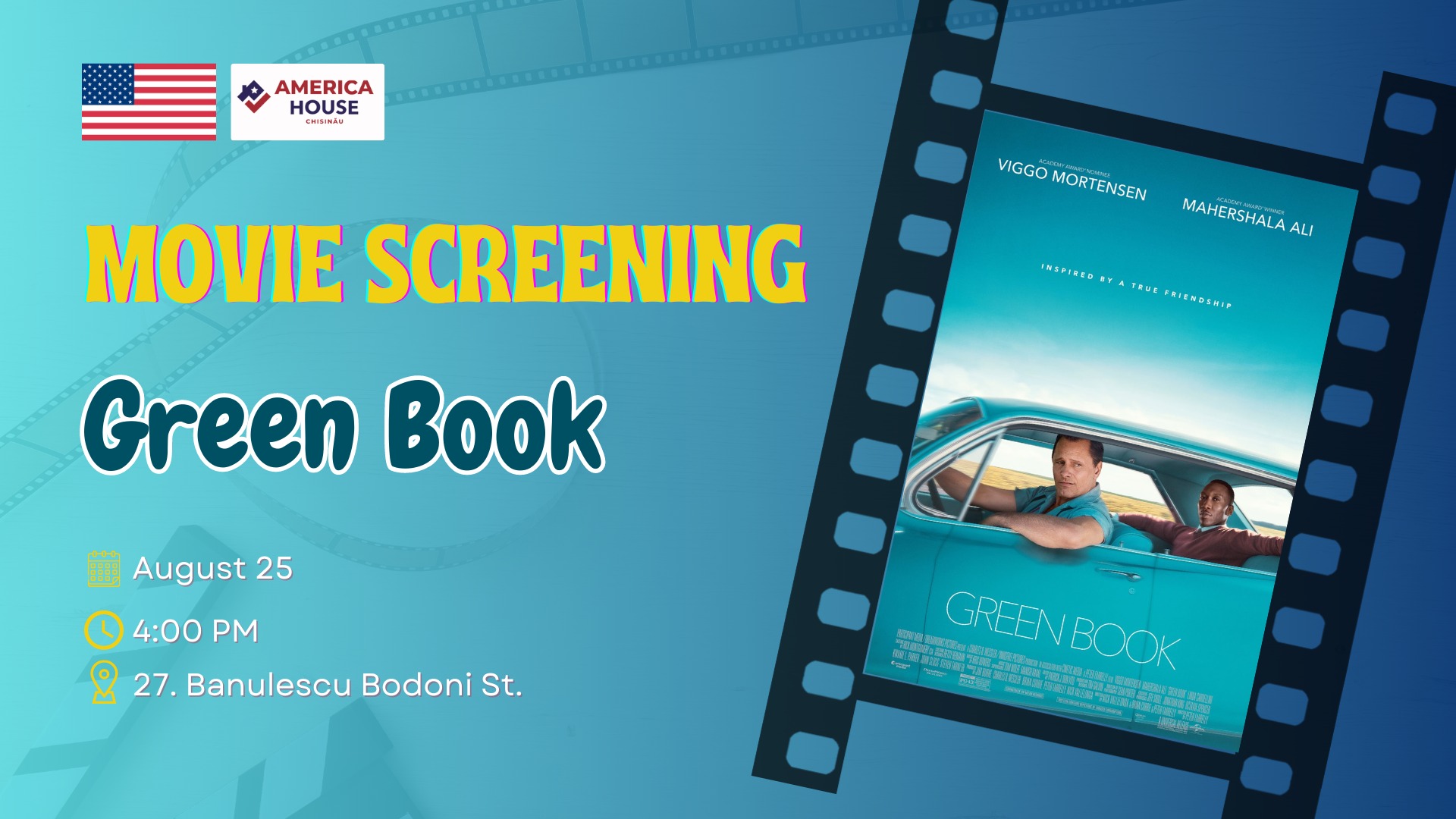 <em>Movie Screening: Green Book<br></em>