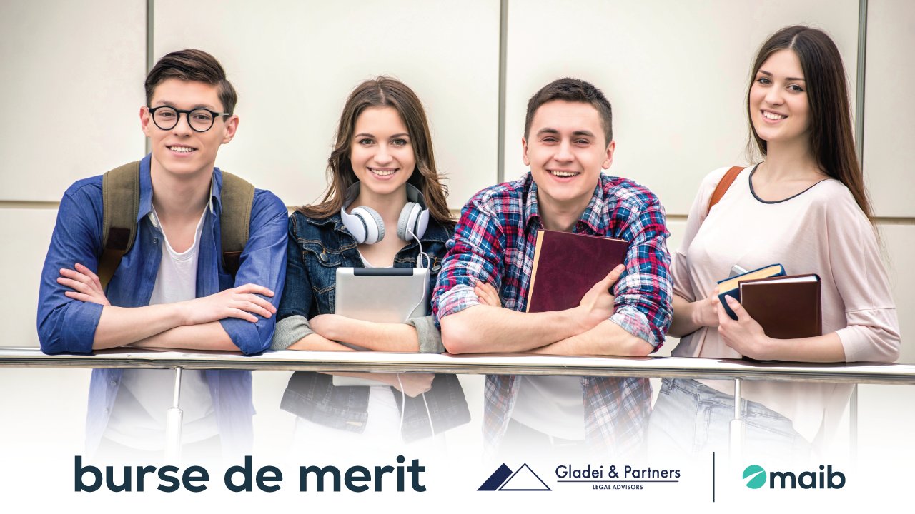 Burse de merit pentru studenții facultăților de drept din țară, oferite de maib și BAA Gladei și Partenerii