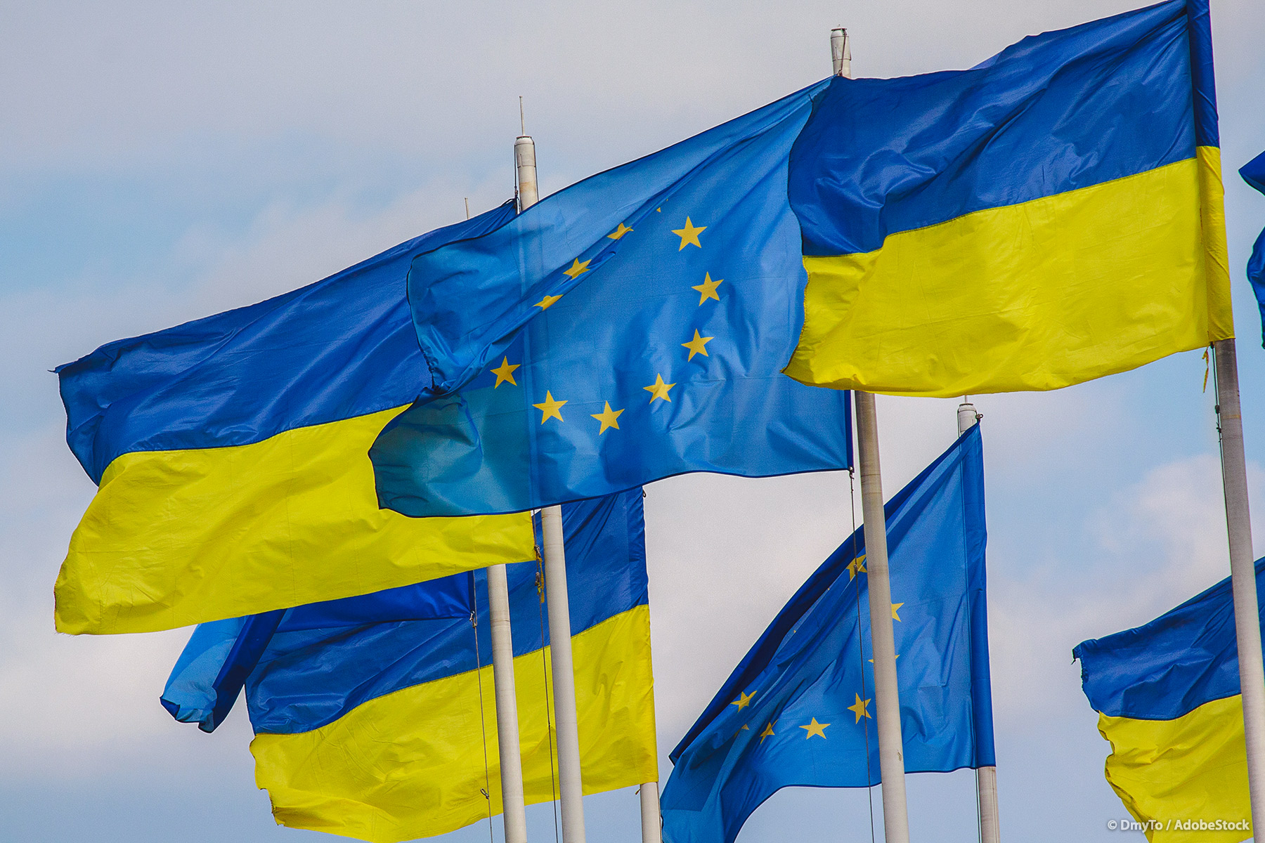 Ucraina UE steag