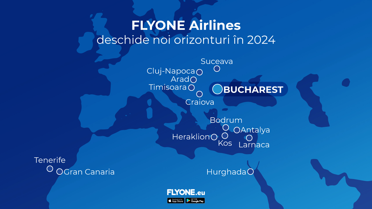 FLYONE Airlines (România) și Christian Tour deschid noi orizonturi în 2024