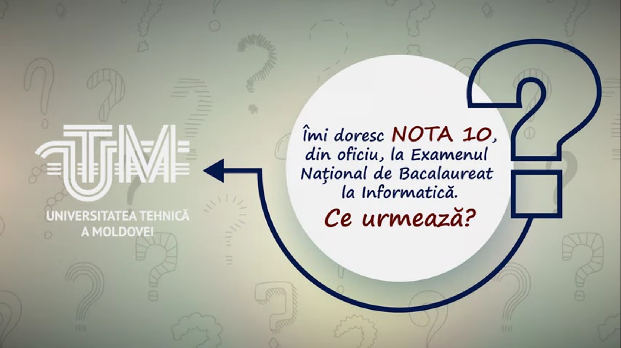 Îmi doresc nota 10 din oficiu la examenul național de bacalaureat, la informatică. Ce urmează