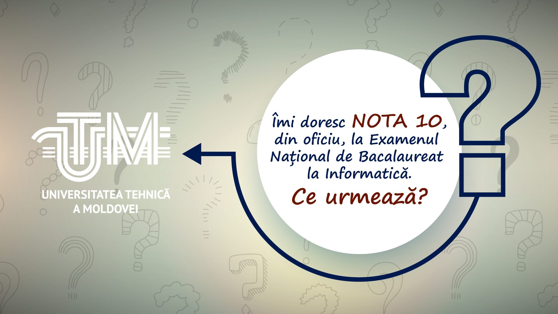 Îți dorești nota 10 din oficiu la proba de examen la Informatică la bac? Vino la UTM și obține certificatul cu recunoaștere internațională