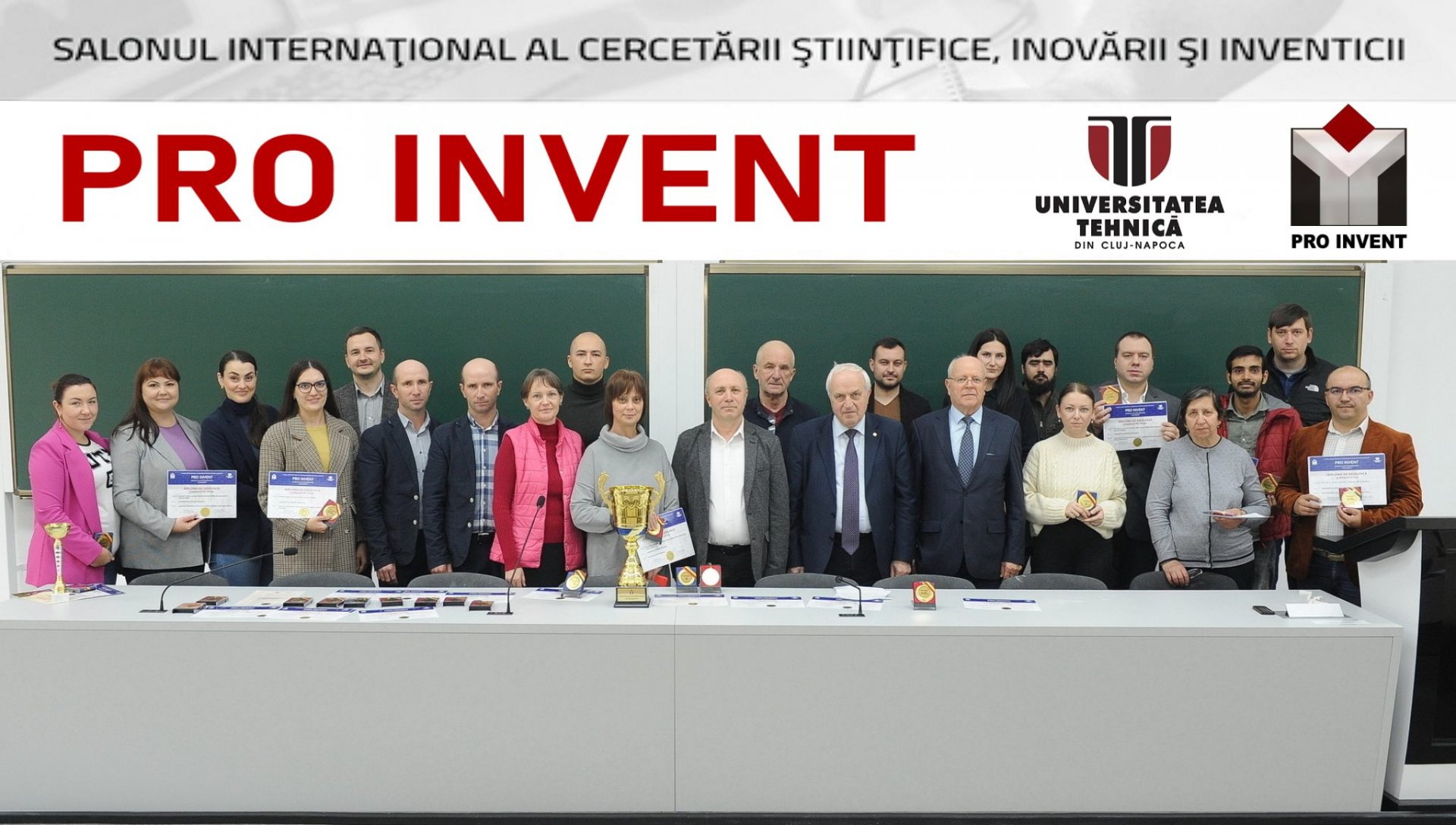 Inventatorii UTM au câștigat marele premiu al Universității Europene de Tehnologie EUt+, 24 medalii de aur și alte 15 medalii la salonul Pro Invent 2023