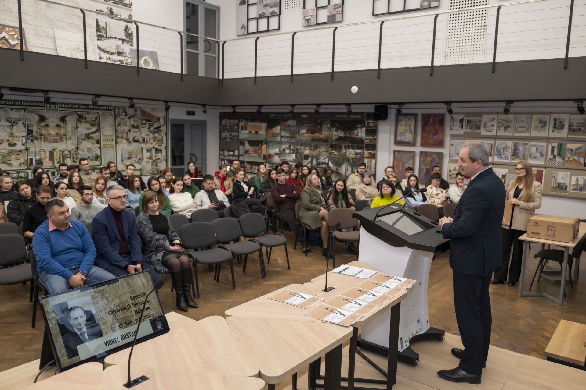 Inaugurarea Sălii Expo „Ion Mincu” – un pas semnificativ pentru ajustarea învățământului superior la standarde europene