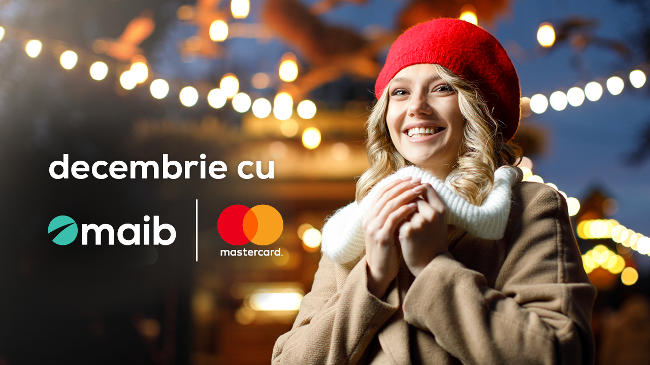 Decembrie de poveste cu maib și Mastercard