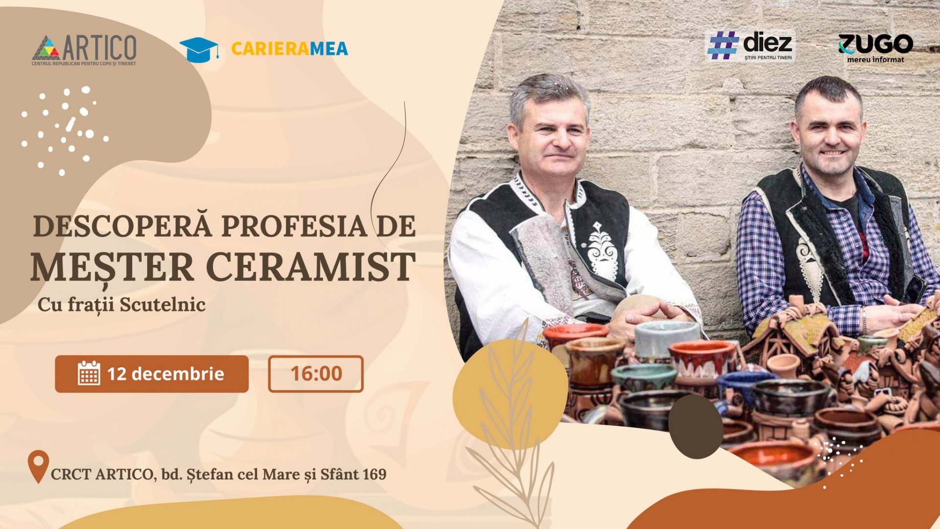 O lecție de meșter ceramist