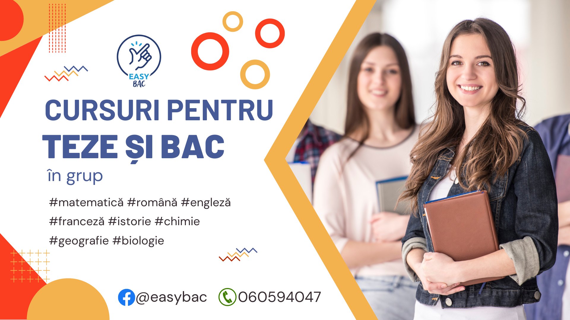 Pregătește-te de examene împreună cu EasyBac. Lista cursurilor pregătitoare pentru teze și bacalaureat