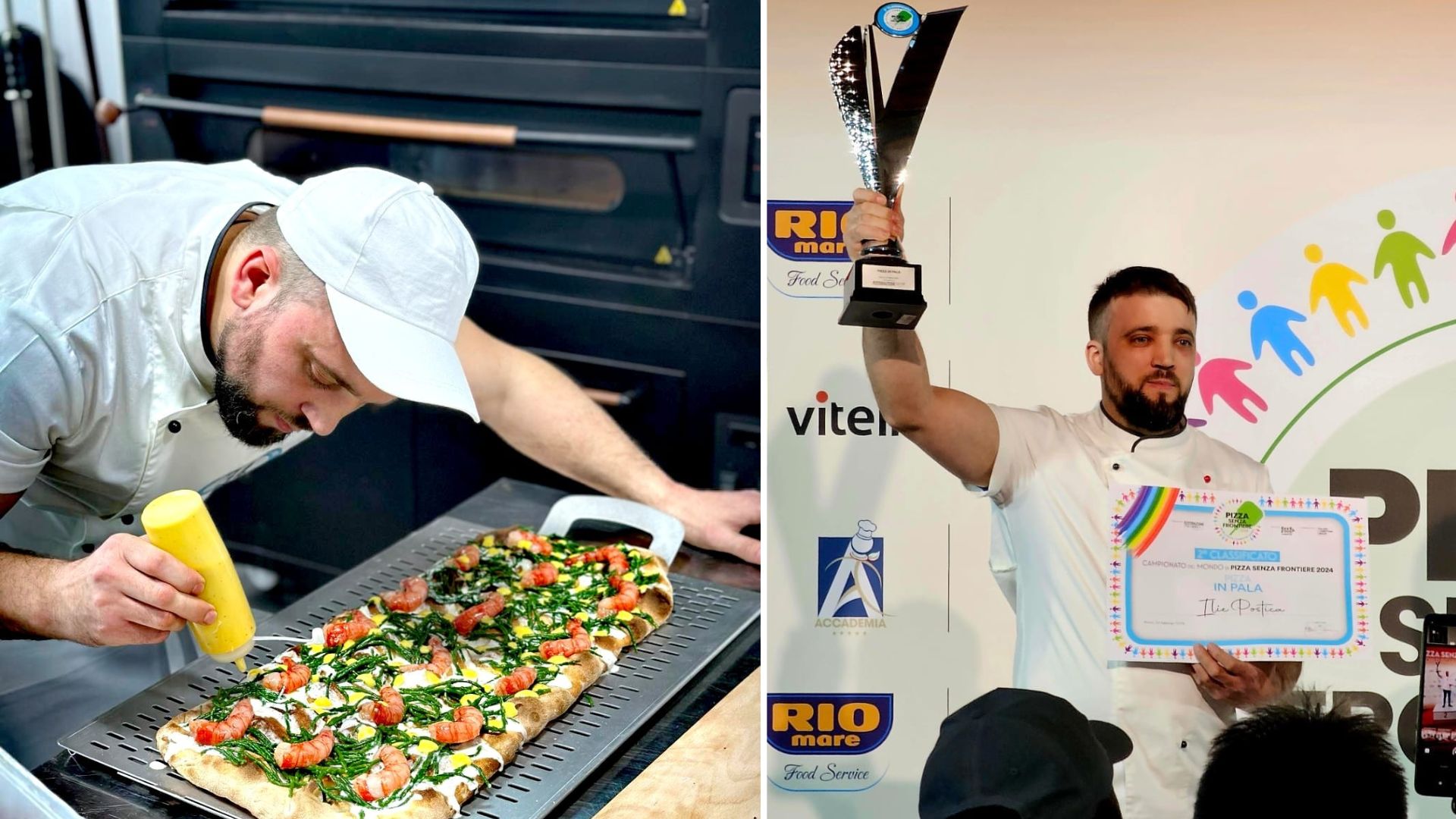 (foto) Un tânăr din Moldova a obținut locul 2 la Campionatul Mondial de Pizza desfășurat la Rimini, Italia