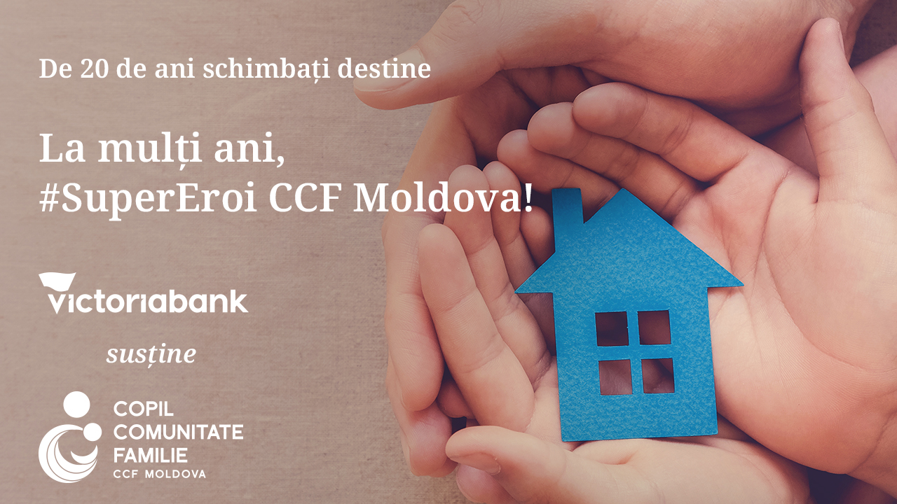 Victoriabank și CCF Moldova marchează 10 ani de parteneriat pentru copiii Moldovei