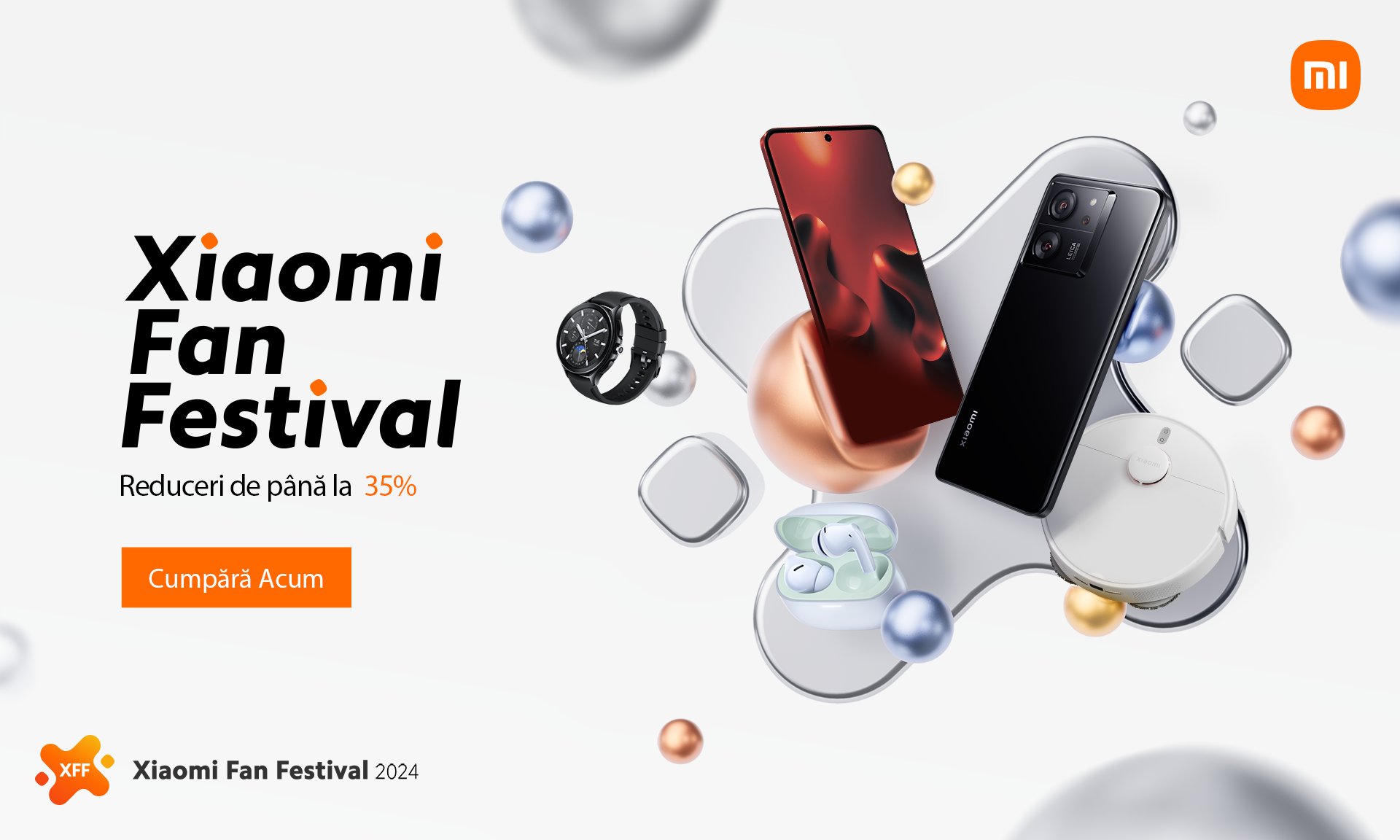 Start Xiaomi Fan Festival. Reduceri de până la 35 % până în 24 aprilie