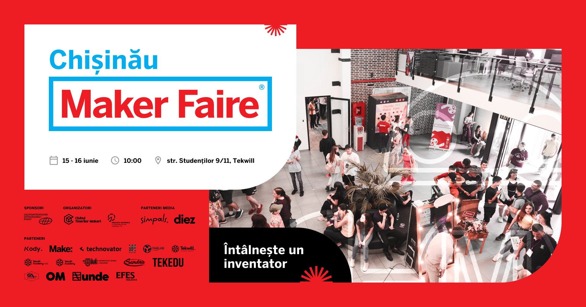 Întâlnește un inventator la Chișinău Maker Faire 2024