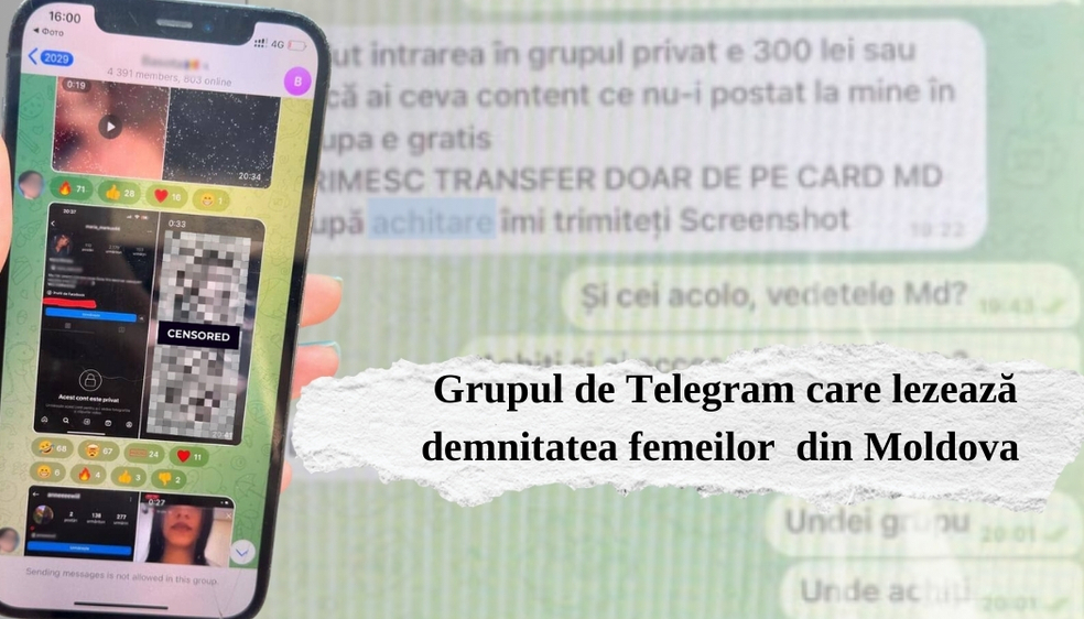 rom Grupul de Telegram care lezează demnitatea femeilor din Moldova